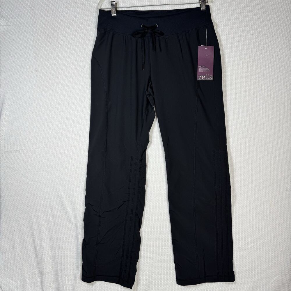 NWT Zella Move In Pants Women’s Size 12 Black Performance Athletic Drawstring